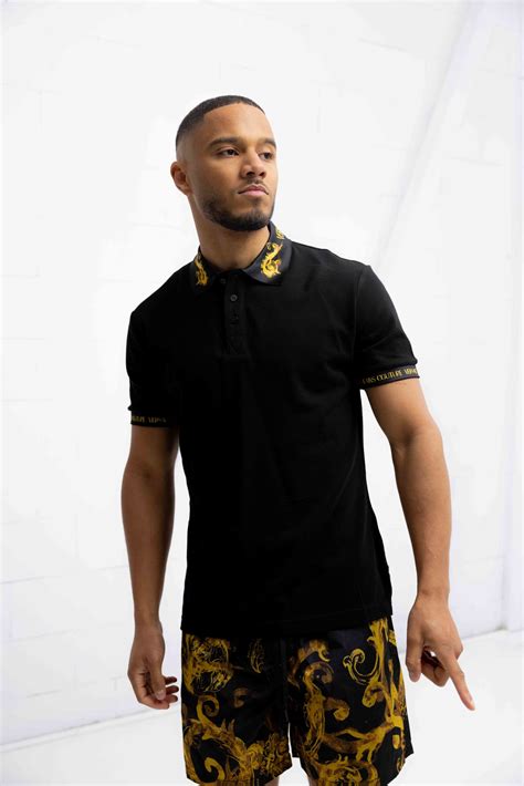 versace polo goud